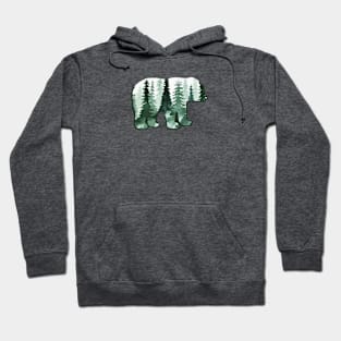 Mountains Bear Hoodie